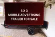 Mobile Advertising Billboard Trailer (3x6) for Sale/Hire - 1