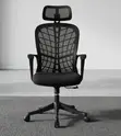 Kiti cha Ofisi cha Mesh chenye Ergonomic - Nyeusi - 3