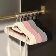 10pcs Velvet Coat Hangers - 1