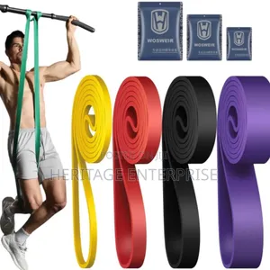 4-Piece Resistance Loop Latex Bands