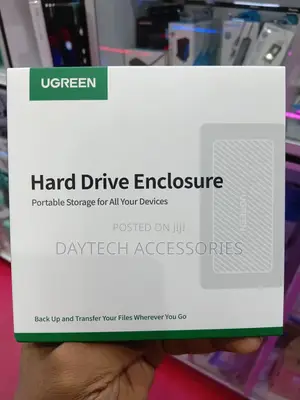 Ugreen M.2 NVMe & SATA SSD Enclosure - Nyeusi