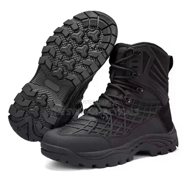 Outdoor Tactical Hiking Waterproof Boots - 1