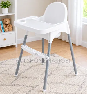 Baby High Chair with Footrest and Feeding Tray