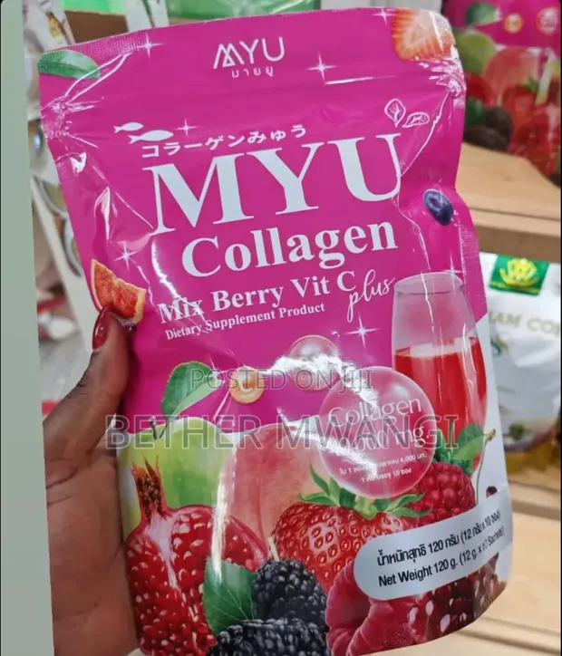 MYU Collagen Mix Berry Vit C Plus Powder - 1