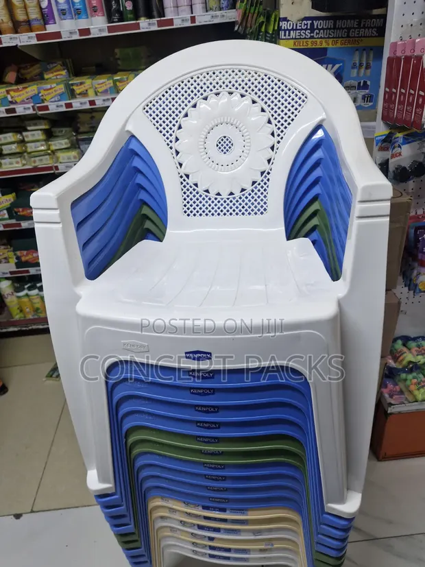 White Hotel Arm Chairs (Brand New) - 1