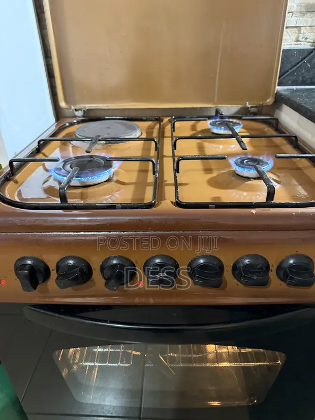 Ramtons Gas Cooker with Baking Oven - Gold - 1