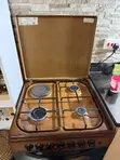 Ramtons Gas Cooker with Baking Oven - Gold - 4