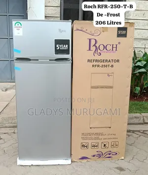 Roch RFR-250-T-B Friji la Milango 2 (206 Litres)