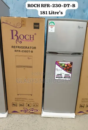 Roch RFR-230-DT-B Friji la Milango 2 (181 Litres)