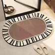 Large Oval Absorbent Bathroom/Door Mat - 2