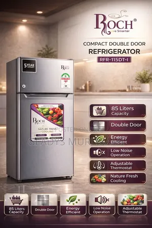 Friji la Roch 90 Litres Double Door RFR-115 DT-1