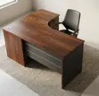 1.6M Curved Office Study Desk - 1