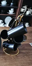 High Quality Black Mug Set (6pcs) - 1