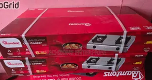 Ramtons RG/518 - 2 Burner Gas Cooker - Stainless Steel with Auto Ignition