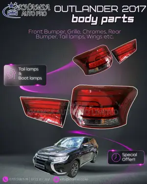Mitsubishi Outlander 2017 Tail Lamps & Boot Lamp
