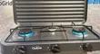 Olelon 3 Burner Gas Stove Cooker with Cover Lid - 2