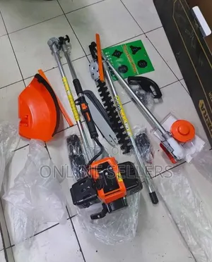 4-in-1 Petrol Brush Cutter with Hedge Trimmer & Chainsaw