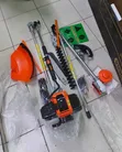 4-in-1 Petrol Brush Cutter with Hedge Trimmer & Chainsaw - 1
