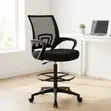 High Counter Office Chair with Foot Ring - 3
