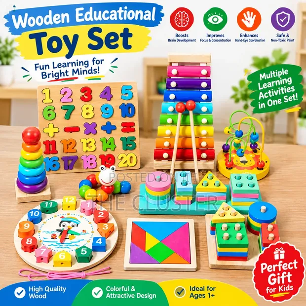 Montessori 8 Set Educational Toys - 1