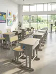 Kids Study Desk and Chair Set - Height Adjustable - 3