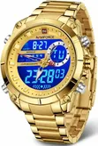 Naviforce 9163 Gold Men's Watch - 1