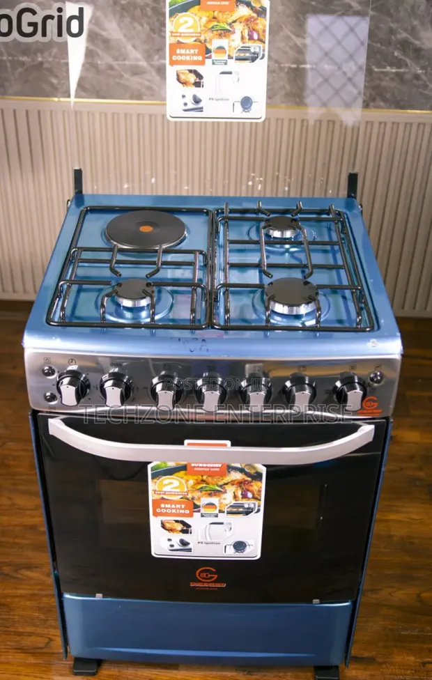 Euroken 60x65cm 3 Gas + 1 Electric Standing Cooker - 1