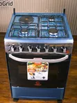 Euroken 60x65cm 3 Gas + 1 Electric Standing Cooker - 2