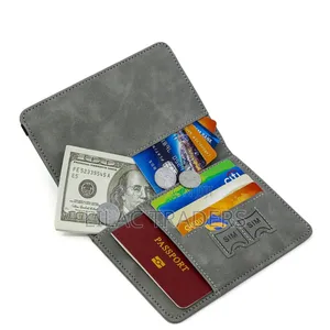 Premium Passport Wallet with RFID Blocking & Luggage Tag