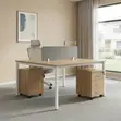 2-Seater Modern Work Desk - 2