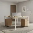 2-Seater Modern Work Desk - 4