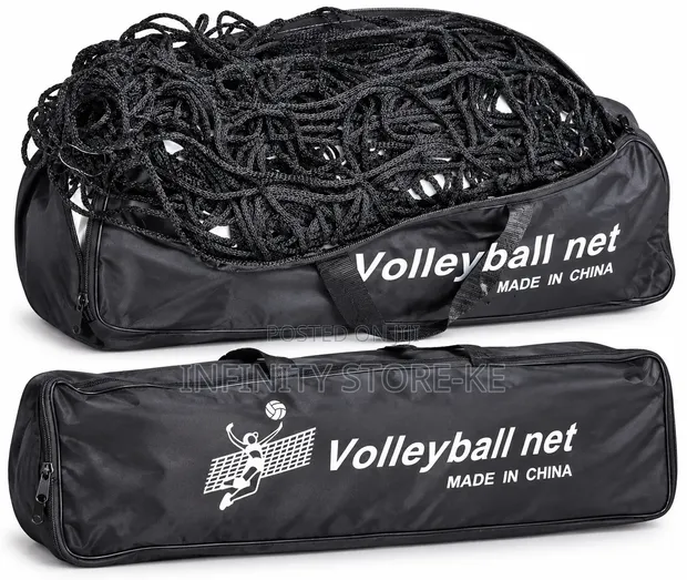 Durable Nylon Volleyball Net with Carrying Bag - 1