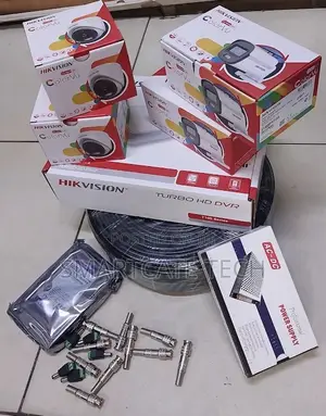 Hikvision ColorVu CCTV Kit - 4 Cameras, Full Color Night Vision