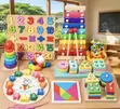 8-Piece Montessori Early Childhood Education Toy Set - 2