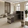 2.4m Modern Reception Desk - 2