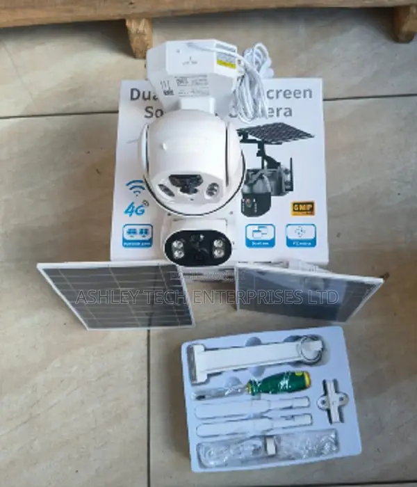 Ubox 6MP Dual Lens 4G Solar Camera with Dual Panel - 1