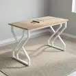 Clerical Brown Dual-User Workspace Study Desk - 1