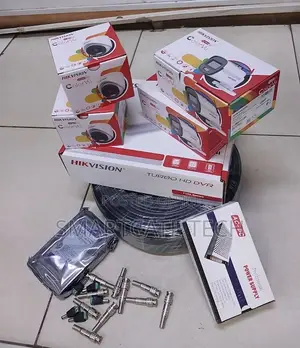 Hikvision 4 Channel CCTV Kit with 4 ColorVu Cameras
