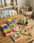8-in-1 Wooden Montessori Learning Bundle Toy Set - 1