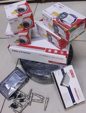 Hikvision ColorVu 4 Camera CCTV System - Clear Night Vision