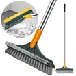 V-Shaped Floor Scrubbing Brush with Scraper - 1