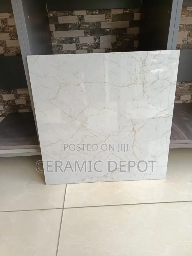 Creama Marfil Polished Porcelain Tiles 60x60cm - 1
