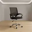 Ergonomic Mid-Back Office Chair - Black - 4