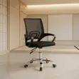 Ergonomic Mid-Back Office Chair - Black - 5