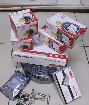 Hikvision 4 Camera CCTV Kit - ColorVu Full Color Night Vision