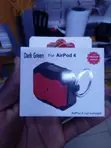 Rugged Armor Case for Apple AirPods 4 - Red & Black - 2