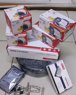 Hikvision 4 Channel ColorVu CCTV Kit with Full Color Night Vision