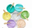 Silicone Baby Feeding Bowl with Spoon - 2