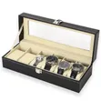 Luxury 6-Slot Watch Organizer Box | Scratch Protection - 1