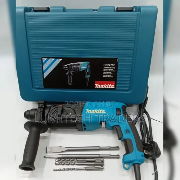 Makita Rotary Hammer HR2470F Drill - 1